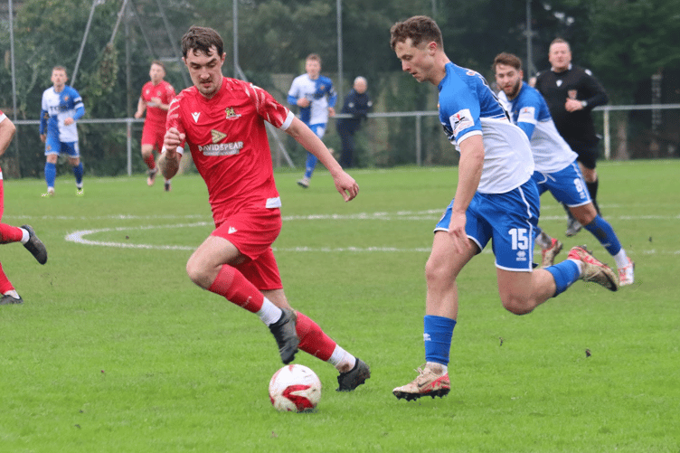Chepstow Town won 2-0 to go second