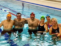 Tri club make big charity splash in the pool