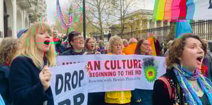 Forest of Dean Climate Choir flash mob  in British Museum protest