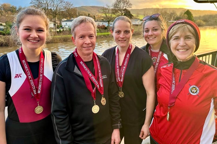 This Stratford-upon-Avon crew won their class at the Monmouth Winter Head