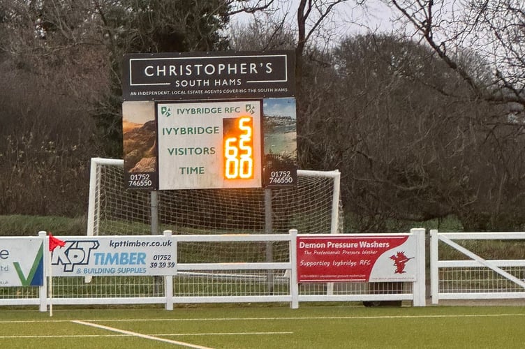 The scoreboard shows the remarkable final tally.