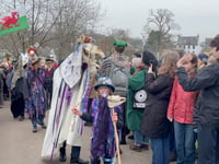 Border traditions meet in Chepstow