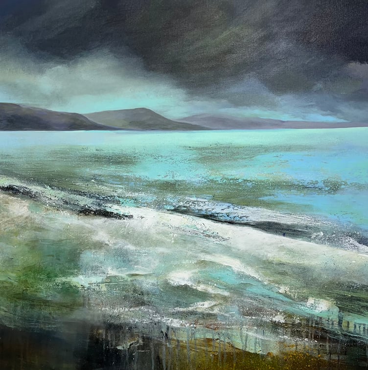Sharon Harvey's 'Beachcombing on Muck'