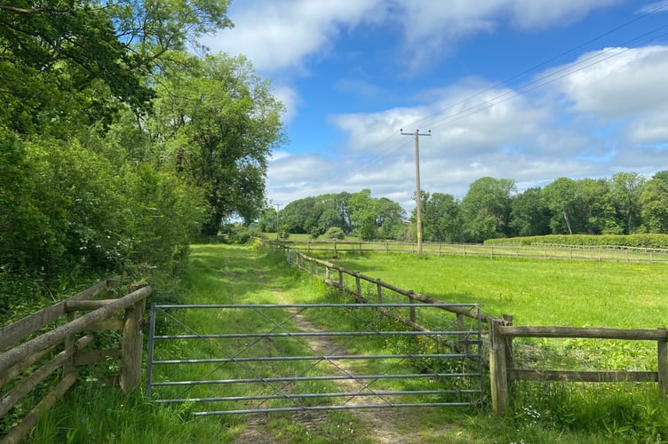 Part of the Wye Valley site where it was proposed to put lodges