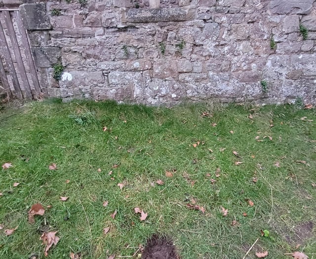 Vandals target
ancient church