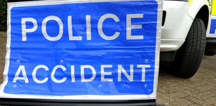 Road closure following serious collision in the Forest of Dean
