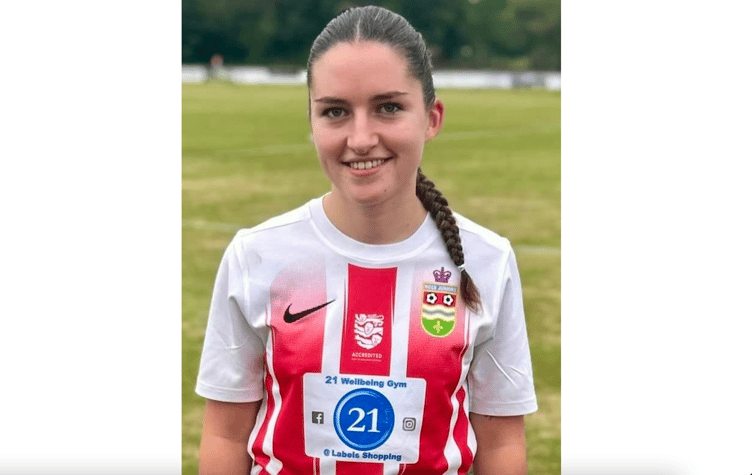 Millie Malsom scored twice for Ross Juniors Women.