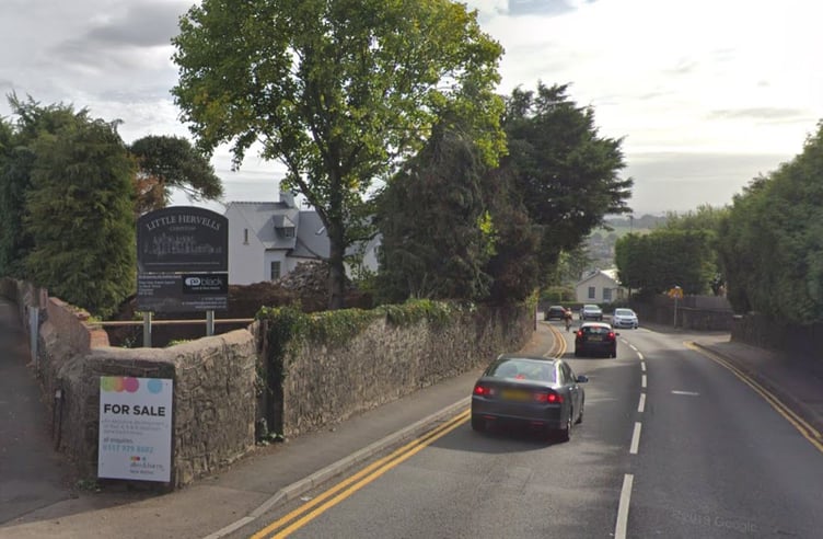 The crash happened on Hardwick Hill