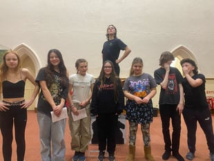 Young talent on show in theatre performance for dementia group