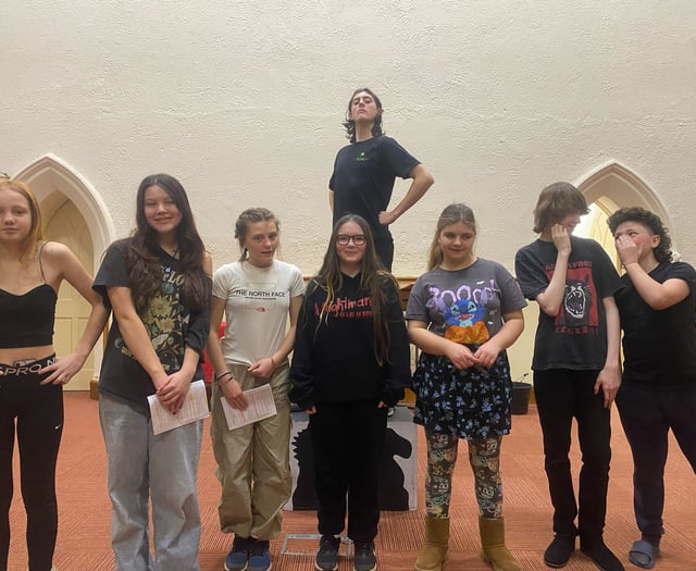 Young talent on show in theatre performance for dementia group