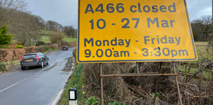 Major road closure to hit north Monmouth