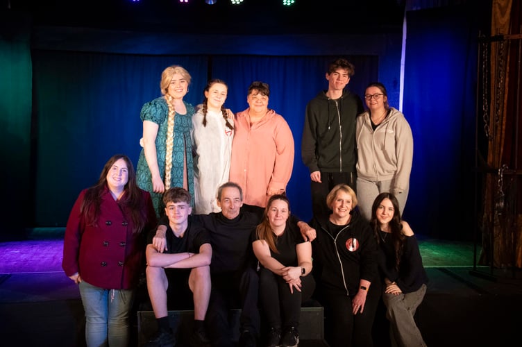 The backstage crew