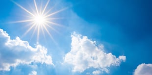 Forecast for sunny skies with gentle breezes