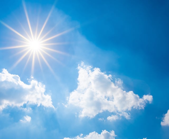 Sunny and mild weather expected today and tomorrow