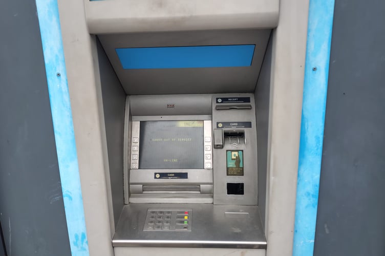 The ATM at the Co-op in Monmouth is out of service