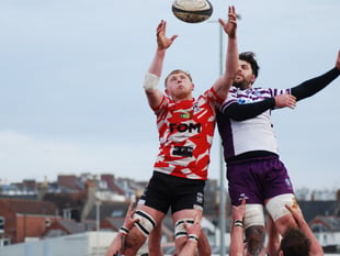 Lydney have a tough time
at promotion hopefuls