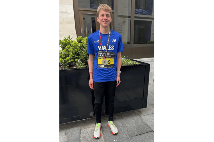 Monmouth Comprehensive's Will Chalk will be the proud captain of Welsh Schools at the Home Countries X-Country Championships in Scotland