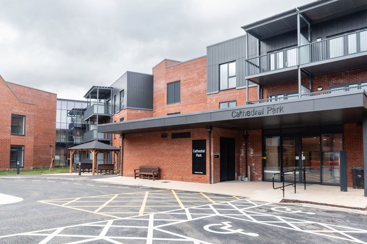 Cathedral Park in Hereford is now ready for residents to move into