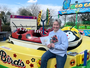 Local author raised on a fairground talks about her latest books