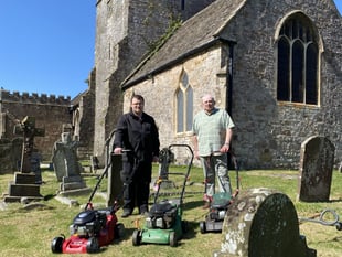 Volunteers keep St. Mary's tidy