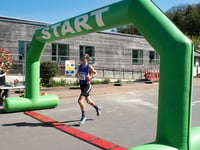Kymin Dash runners reach for the skies