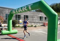 Kymin Dash runners reach for the skies