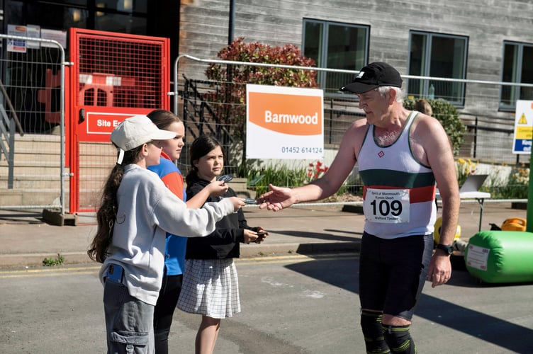All the runners received a Kymin Dash slate coaster