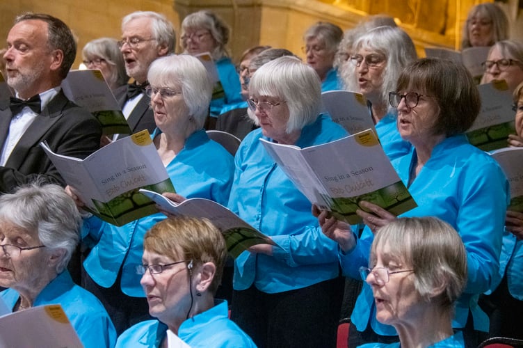 Singers in the soprano section