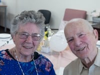 Reg and Rita celebrate 70 years