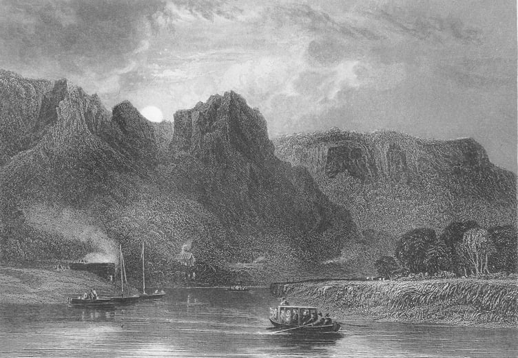 Artistic view of the Wye Valley