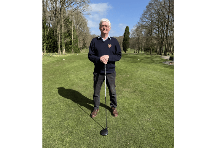 Tim Lewis won the Barnfield Trophy again, eight years after his previous triumph. Photo: Ross Golf Club