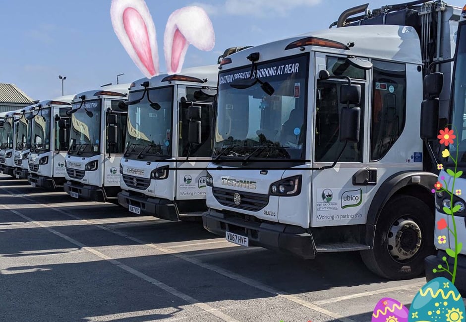 Bin collections as normal over Easter holidays says council
