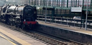 VIDEO: Steam locomotive 7000 Britannia at Severn Tunnel Junction