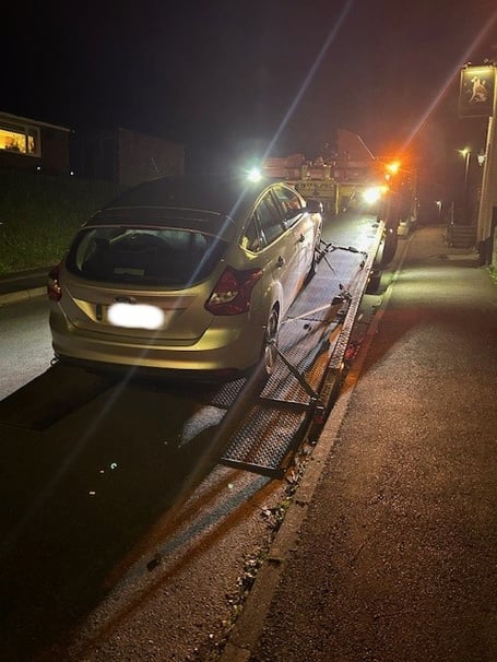 Car untaxed