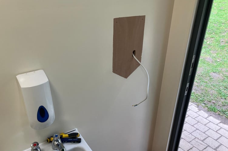 Hand Driers stolen
