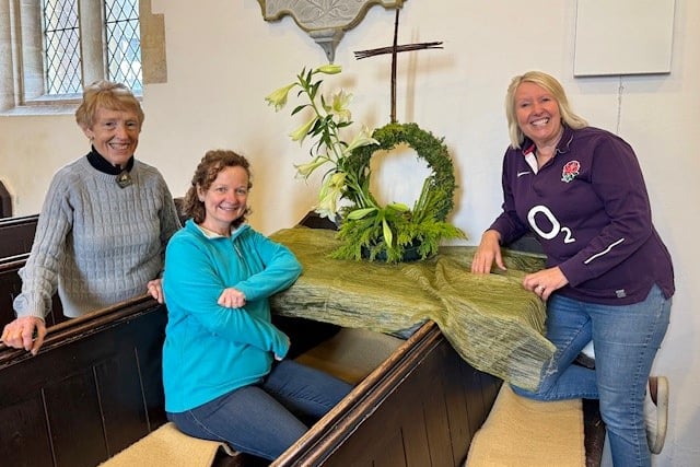 Beryl Griffiths, Eleanor Cook and Tina Coull.