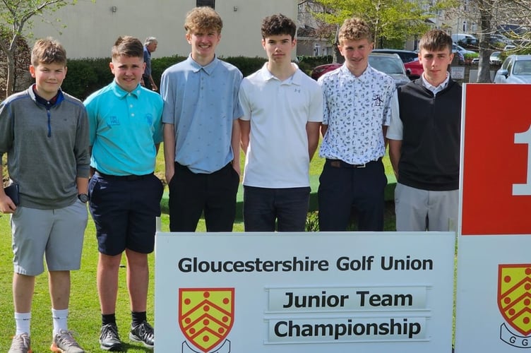 Ross Golf Club's youngsters impressed at the Gloucestershire Golf Union's junior team competition 