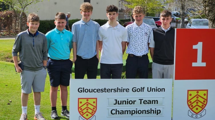 Ross Golf Club's youngsters impressed at the Gloucestershire Golf Union's junior team competition
