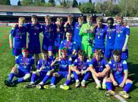 Monmouth Comprehensive football team win Welsh Schools Cup!