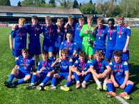 Monmouth Comprehensive football team win Welsh Schools Cup!