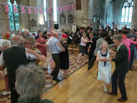 VE Day swings into action