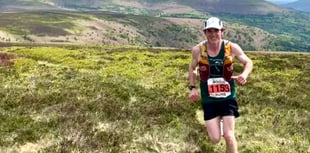 Rich heads for the hills six days after London Marathon!
