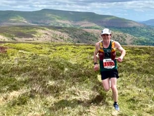 Rich heads for the hills six days after London Marathon!