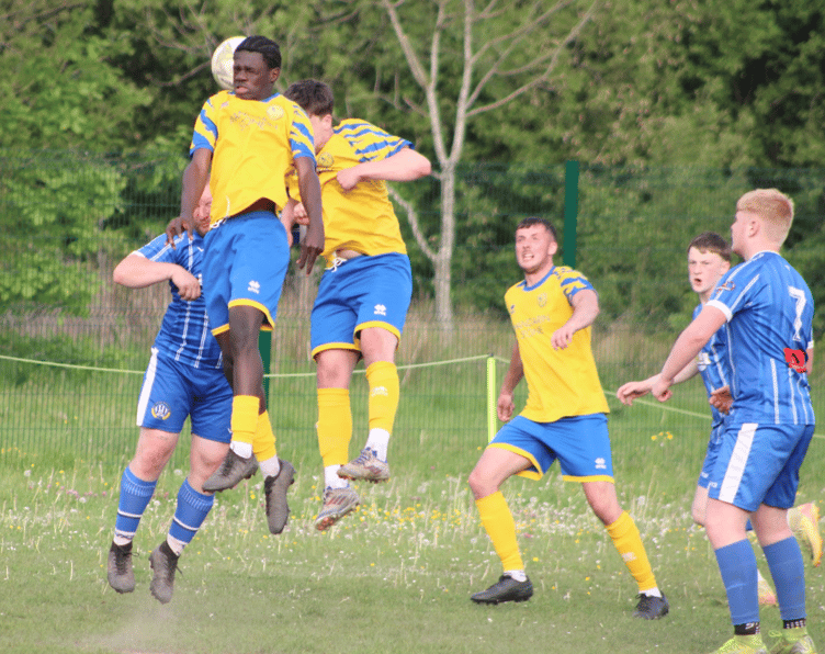 Monmouth were heads above Coed Eva in the Kingfishers' final league game
