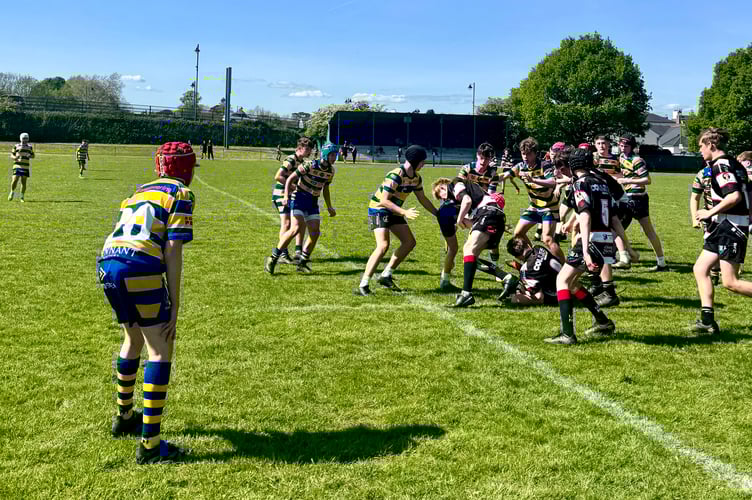 Action from a game at Monfest, where 117 teams took part
