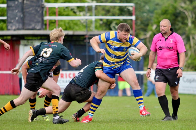 Joe Impey had a very strong game for the Druids