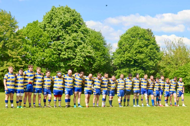 A minute's silence was held for for Monmouth RFC stalwarts Tommy Morgan and Richard 'Pinky' Williams