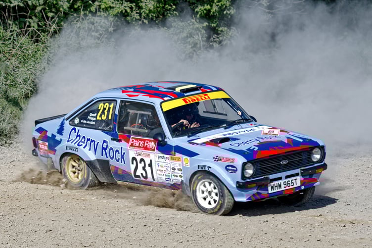 Geoff Phelps and Colin Jenkins impressed in their Ford Escort