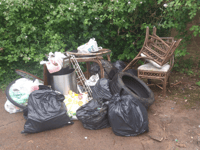 COUNCIL WARNING
ABOUT FLY_TIPPING
