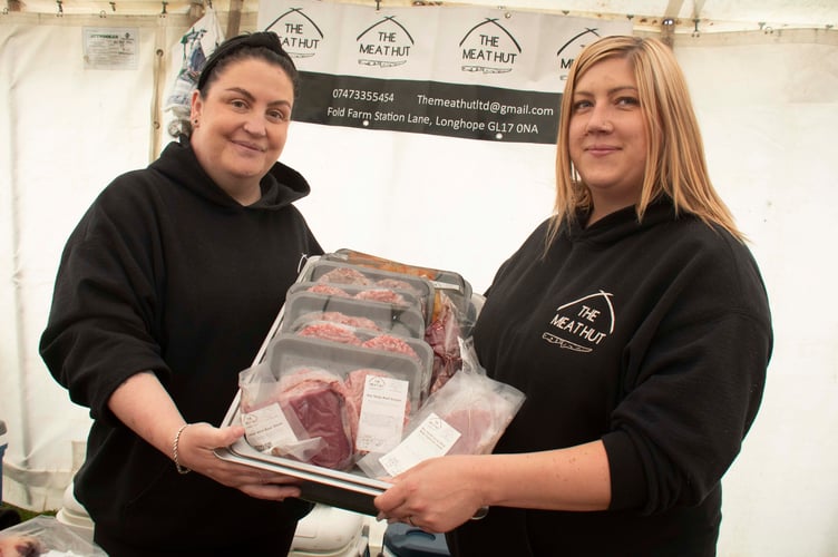 Ava Carling and Jade Pritchard of The Meat Hut in Longhope.